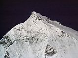 205 Dhaulagiri Northeast Face Close Up From Before Tukuche �Then there was the north ridge; it was undoubtedly ice, but, judging from the moderate angle and slight rise in height would make it very suitable for an attempt� (Maurice Herzog, Annapurna). How right he was. The normal climbing route used on the first ascent goes from right to left up the northeast ridge to the summit ridge and then across to the summit.